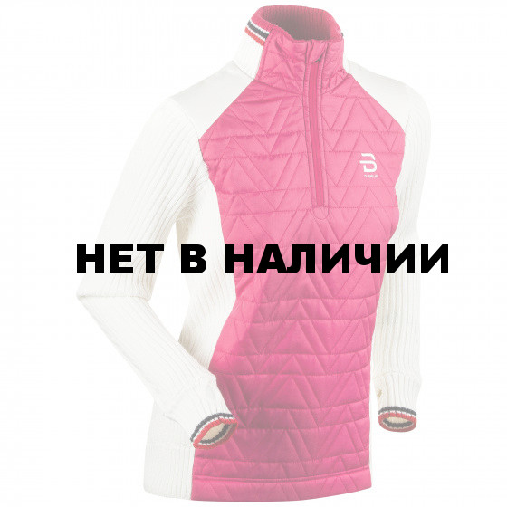 Жакет беговой Bjorn Daehlie 2017-18 Half Zip Comfy Wmn Bright Rose 