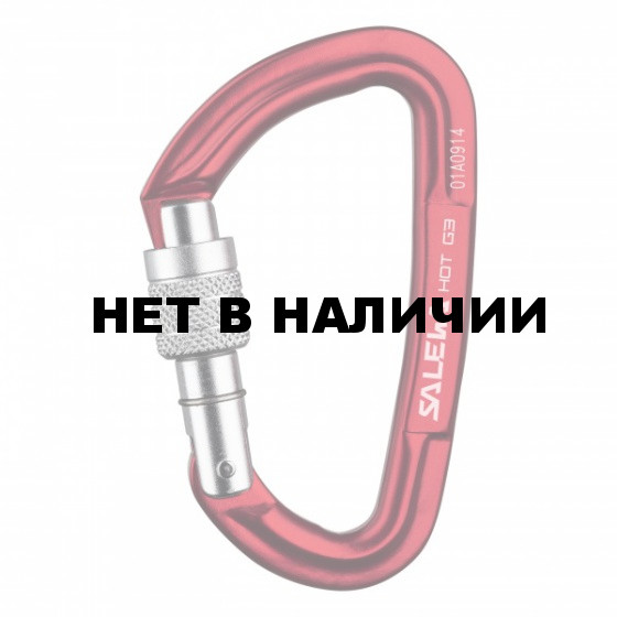 Карабин Salewa Hardware HOT G3 SCREW CARABINER RED 