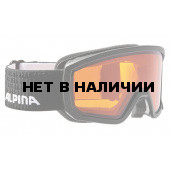 Очки горнолыжные Alpina SCARABEO JR. DH black/white (black dots) (б/р)