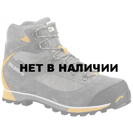 Ботинки для хайкинга (высокие) Dolomite 2018 Zernez Gtx Asphalt Grey/Saffron Yellow
