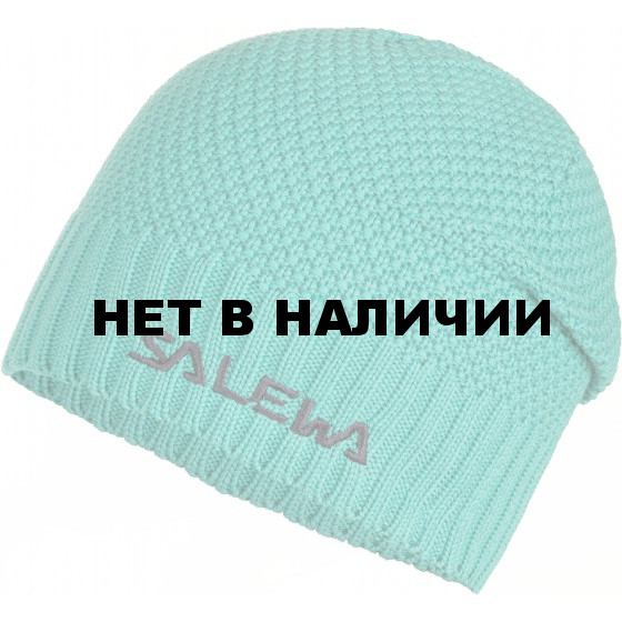 Шапка Salewa Alpine Headgear CLIMBING CO BEANIE bright aqua / бирюзовый