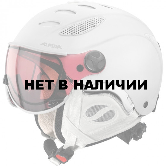 Зимний Шлем Alpina JUMP JV QVMM white matt (см:57-59)