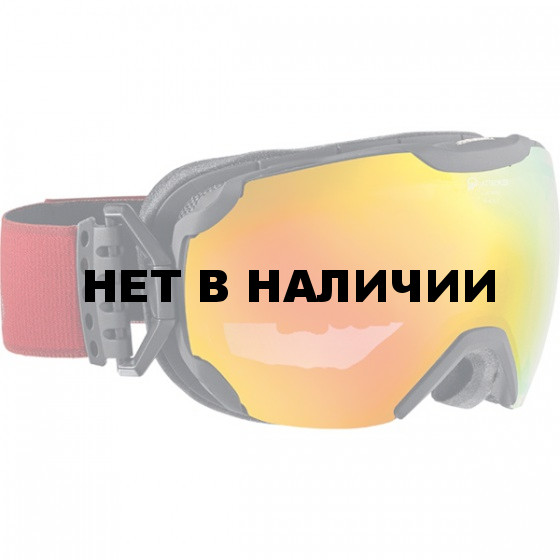Очки горнолыжные Alpina PHEOS S QMM black matt_QMM red sph. S2 