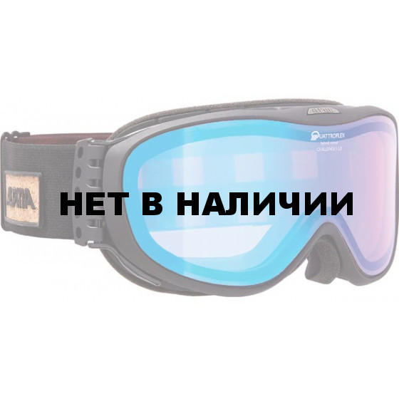 Очки горнолыжные Alpina CHALLENGE S 2.0 QM black/black-red (Lumberjack ) (б/р:ONE SIZE)