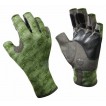 Перчатки рыболовные BUFF Pro Series Angler Gloves Skoolin Sage (св. зеленый) 