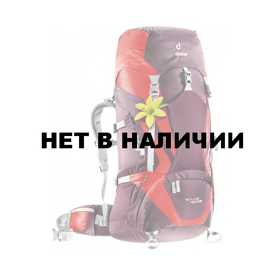 Рюкзак Deuter 2016-17 ACT Lite 45 + 10 SL aubergine-fire 