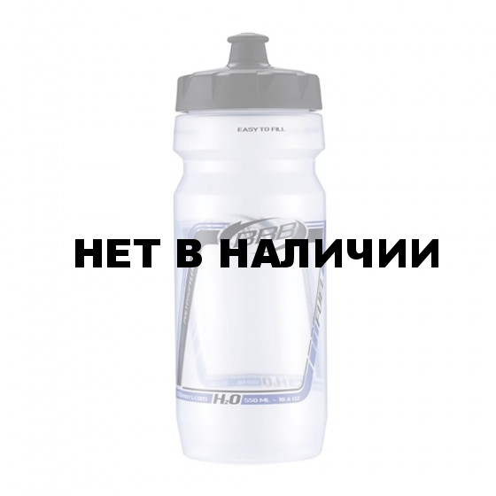 Фляга вело BBB 550ml. CompTank прозрачный принт (BWB-01)