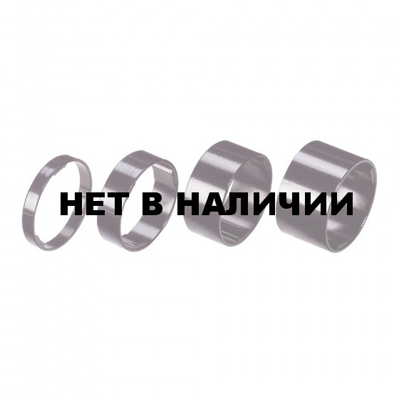 Проставочные кольца BBB LightSpace 1-1/8 5/10/15/20mm alloy black (BHP-36)