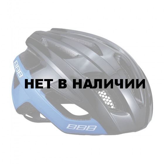 Летний шлем BBB Kite блестящий черный/синий (BHE-29) 