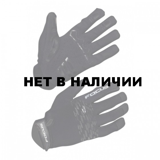 Перчатки велосипедные FOCUS AM GLOVES black/black 