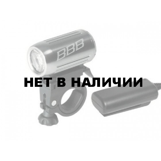 Фонарь BBB HighPower 3W LED с адаптером art.429.831 silver (BLS-63)