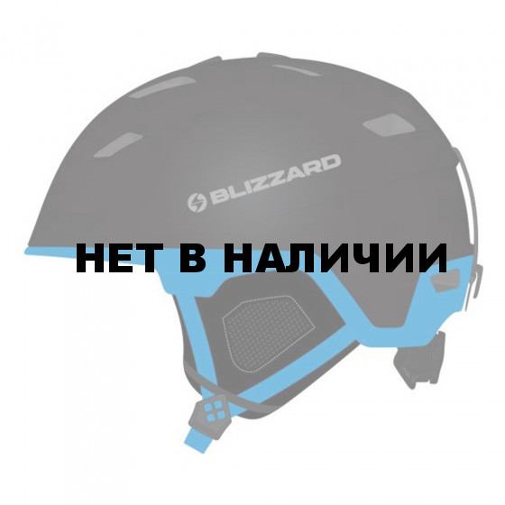 Зимний Шлем Blizzard 2016-17 Double black matt/progress blue 