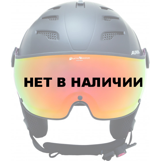 Зимний шлем с визором Alpina 2018-19 JUMP JV QVMM black matt