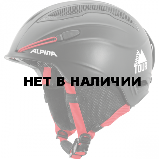 Зимний Шлем Alpina SNOW TOUR incl. Earpad black-red matt