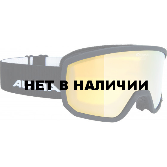 Очки горнолыжные Alpina SCARABEO MM zyl. black matt MM gold zyl. S2 / MM gold zyl. S2 (L50)