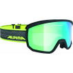 Очки горнолыжные Alpina SCARABEO MM zyl. black matt MM green zyl. S3 / MM green zyl. S3 (L50)