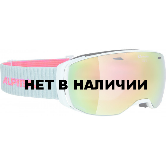 Очки горнолыжные Alpina ESTETICA MM sph. white MM pink sph. S2 / MM pink sph. S2 (M30)