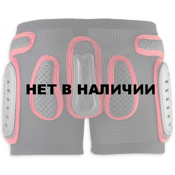 Защитные шорты NIDECKER 2018-19 padded plastic shorts black/red / 25,00