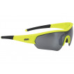 Очки солнцезащитные BBB Select neon yellow PC Smoke flash mirror lens черный