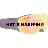 Очки горнолыжные Alpina GRANBY QVMM black matt QV MM red sph. S2 / QV MM red sph. S2 (M50)