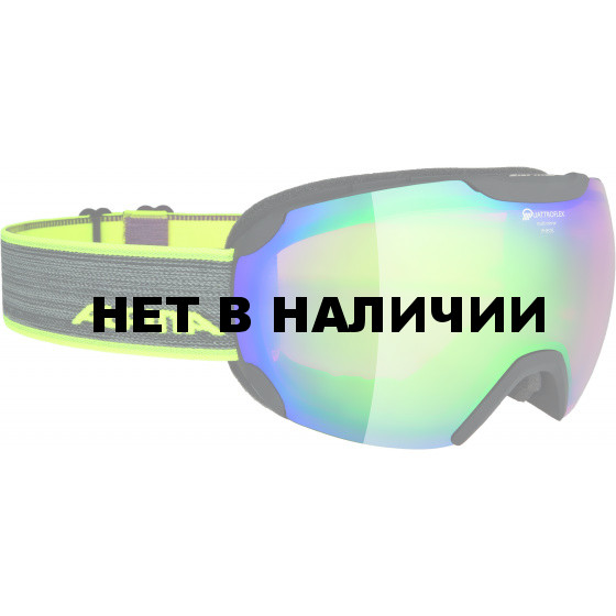 Очки горнолыжные Alpina PHEOS QMM black matt QMM green sph. S2 / QMM green sph. S2 (L50)