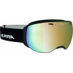 Очки горнолыжные Alpina BIG HORN QVMM black matt QVMM gold sph. S2-3 / QVMM gold sph. S2-3 (L40)