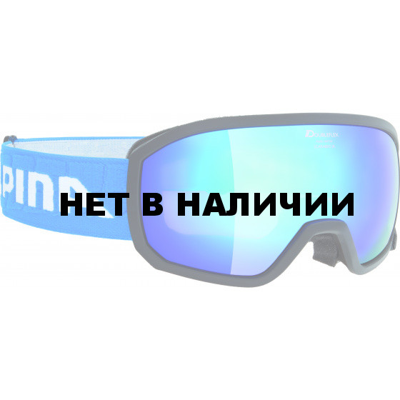 Очки горнолыжные Alpina SCARABEO JR. MM black MM blue sph. S3 / MM blue sph. S3 (7-14)