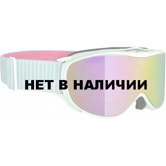 Очки горнолыжные Alpina CHALLENGE 2.0 MM white-flamingo MM pink S2 / MM pink S2 (M40)