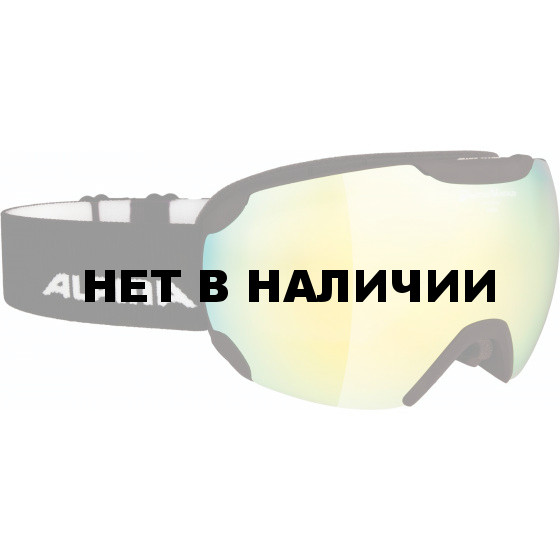 Очки горнолыжные Alpina PHEOS QMM black matt QMM Gold S2 sph. / QMM Gold S2 sph. (L50)