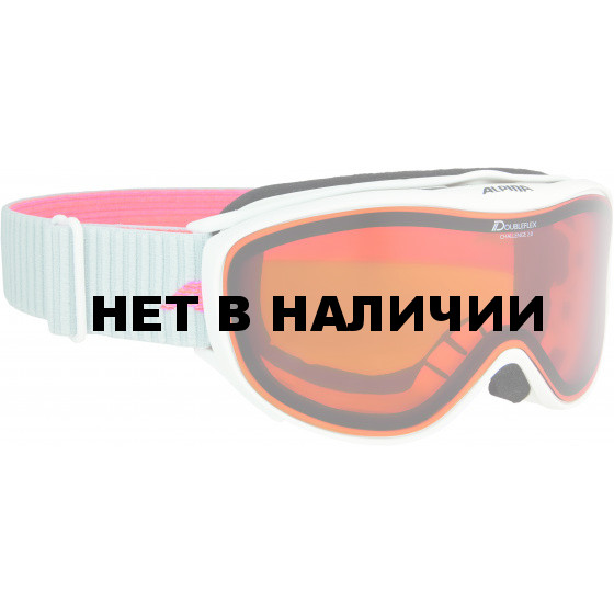 Очки горнолыжные Alpina CHALLENGE 2.0 DH white-flamingo DH S2 / DH S2 (M40)
