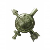Эмблема петличная РВСН нового образца полевая металл