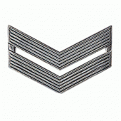 Знак различия ВС младший сержант полевой металл