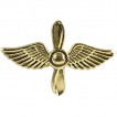 Эмблема петличная авиация ВВС нового образца повседневная металл