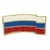 Знак на берет Флаг РФ металл