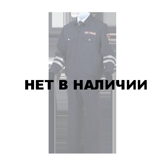 Костюм ДПС летний ГАБАРДИН (куртка+2 брюк) с нашивками Полиция