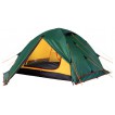 Универсальная четырехместная туристическая палатка с двумя входами и двумя тамбурами Alexika Rondo 4 Plus зеленый