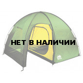Трехместная высокая кемпинговая палатка большим тамбуром KSL Rover 3 зеленый