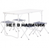 Набор мебели (СТАЛЬ), стол + 4 табурета (21407+21124) Helios