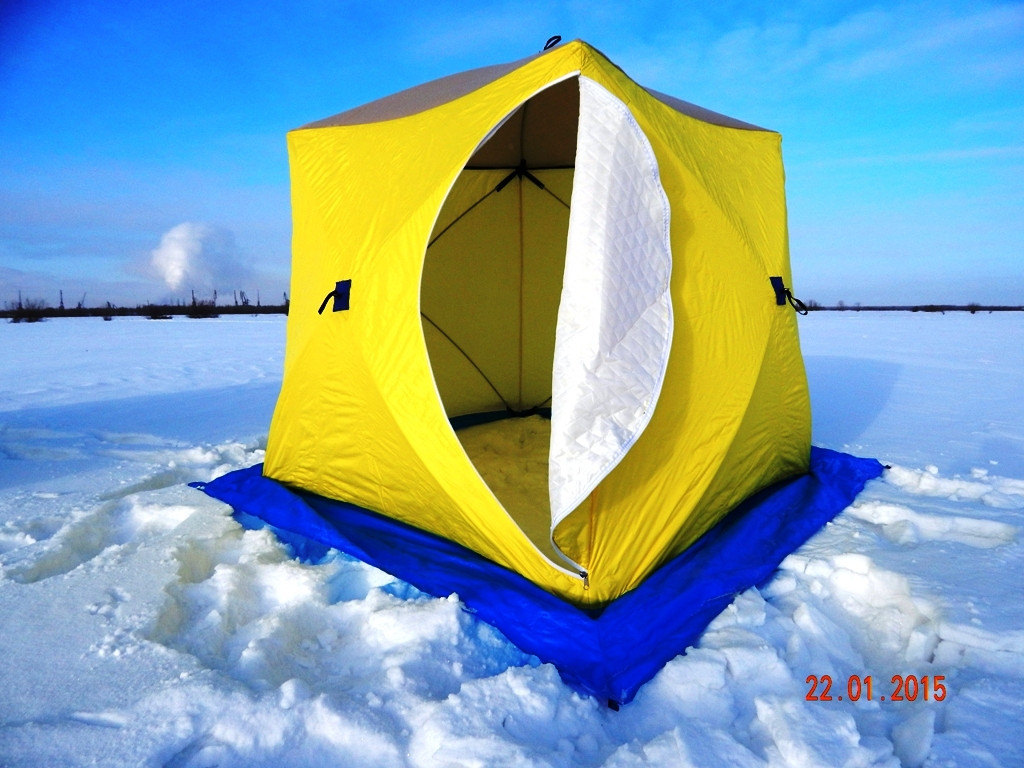 Палатка для зимней рыбалки своими руками: чертежи, фото