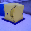 Палатка зимняя КУБ-1 трехслойная (дышащий верх) СТЭК