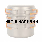 Набор кастрюли с крышкой 1200+800 мл Ti Pot Set TS-014 NZ