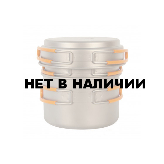 Набор кастрюли с крышкой 1200+800 мл Ti Pot Set TS-014 NZ