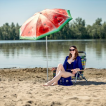Зонт пляжный d 1,8м с наклоном Арбуз (19/22/170Т) (N-BU1907-180-W) NISUS