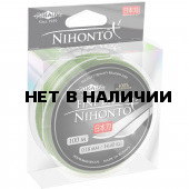 Шнур плетеный Mikado NIHONTO FINE BRAID 0,30 green (100 м) - 29,60 кг.