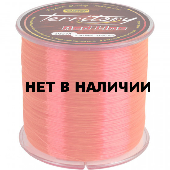 Леска мононить Mikado TERRITORY RED LINE 0,24 (300 м) - 7.50 кг.