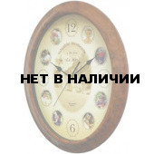 Настенные часы La Mer GM002-BRN