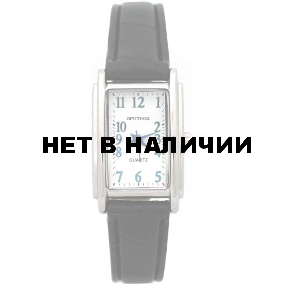 Женские наручные часы Спутник Л-200890/1 (бел.,син.оф.) ч.р.