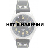 Мужские наручные часы Спутник М-400630/1 (черн.,желт.оф.)