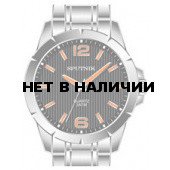 Мужские наручные часы Спутник М-996493/1 (черн.,оранж.оф.)