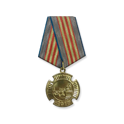 Нагрудный знак «Участнику торжественного марша» 2018 (медаль)